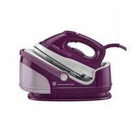 H.Koenig V8 Centro de planchado vertical de alta presión 8 bares, vapor continuo 100 g/min, autonomía ilimitada, suela cerámica, calentamiento rápido, 2400 W, depósito extraíble 1,7 L