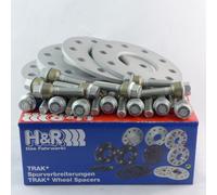H&R Ampliación De Trocha Delantera Y Trasera V HA ABE 10/14mm Plata 5x130 71,6