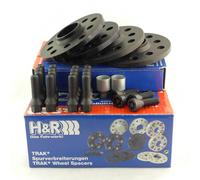 H&R Ampliación de vía 20/20 mm Negro para BMW Serie 5 E39 Delan./Tras.