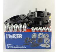 H&R Ampliación de vía 28/40mm Negro para Tesla Model 3 Delantera y Trasera