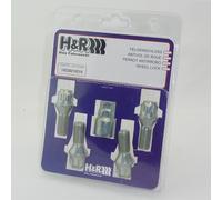 H&R Cerraduras De Llantas Juego De Cerraduras M14x1,5x26mm Conico 1452601KEY4|1