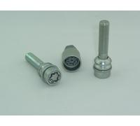 H&R Cerraduras Llanta Cierre de 2 Pcs. Plata M14x1, 5x54 Bew. Bund Bala R14