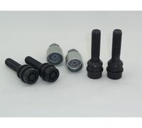 H&R Cerraduras Llanta Cierre de 4 Pcs. Negro M14x1, 5x59 Bew. Bund Bala R14