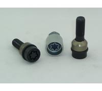 H&R Cerraduras Llanta Cierre de Llanta 2 Pcs. Negro M14x1, 5x63 Plano Bew Cono