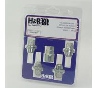 H&R Cerraduras Llanta Tornillos Antirrobo Kit M12x1, 5 Plano 125007KEY4 1