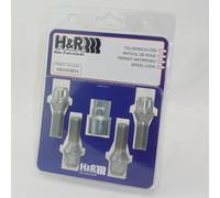 H&R Cerraduras De Llantas Juego De Cerraduras M14x1,5x31mm Conico 1453101KEY4|2