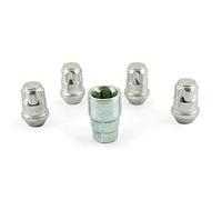 H&R Juego de Tornillos Antirrobo M12x1.25 Cónico - 4 Tuercas Antirrobo Incl. Adaptador