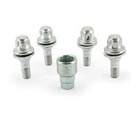 H&R Juego de Tornillos Antirrobo M12x1.25x36mm Plano - 4 Tornillos Antirrobo Incl. Adaptador