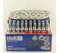 H&R Separadores 10 / 10mm Plata para BMW 7er 7/1 E32 8er X1 Z3 Z4 Z8