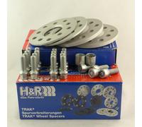 H&R Separadores 10mm Plata para CLASE S W123 124 SLK W201 202 203 205 CLK