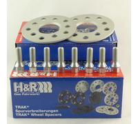 H&R Separadores 10mm Plata para Chevrolet Punto Ascona Astra Calibra Corsa