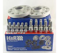 2x75mm Separadores 5 x 130 H&R 150957160 para Porsche Cayenne Coupe (9YB)