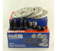 H&R Separadores De Eje 16Mm Plata Para 200 E30 Arosa Ibiza Golf Lupo Passat Polo