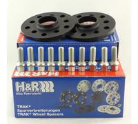 H&R B2455668 ampliación del Ancho de vía, Color Negro, 24 mm