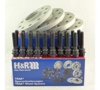 H&R Separadores 30 / 30mm Plata para VW Amarok Tipo 2H 2HS2 T5 T6