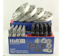 H&R Separadores 44 / 50mm Plata para A3 Tt Q3 Leon Skoda Beetle Passat Golf