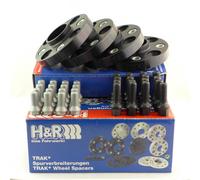 H&R Separadores 50/70mm Negro para E30 Corrado Golf Vento Passat Polo