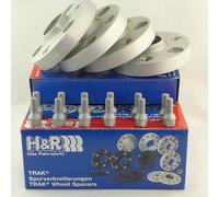 Separadores de ruedas H&R 2x30mm para smart Cabriolet (450) City Coupe (450) Cro