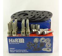 H&R Separadores De 10/14mm Negro para Porsche 981 982 991