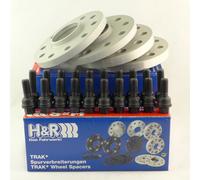 H & R 1655668 elargisseurs de vía anodizado Trak, Plata