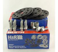 H&R Separadores De Eje 10/20mm Negros Para Arosa Ibiza Golf Lupo Passat Polo