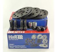 H&R Separadores De Eje 10/20mm Negros Para Arosa Ibiza Golf Lupo Passat Polo