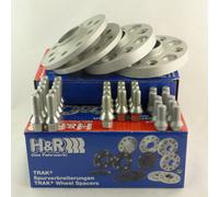 H&R Separadores De Eje 20/50mm Plata Para BMW Serie 1 3 5 7 X1 Z3 Z4