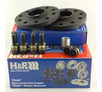 H&R Separadores De Eje 20Mm Negros Para Porsche Cayenne Tipo 9Ya