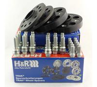 H&R Separadores De Eje 24/50mm Negros Para Audi Q3 Tipo 8U 8U1