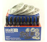 H&R Separadores De Eje 30/30mm Plata Para Giulia Tipo 952 Stelvio