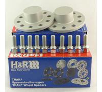 H&R Separadores De Eje 30Mm Plata Para R230 SL Clase E W211 CLS 218 219