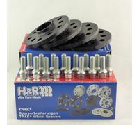H&R Separadores De Eje 32/36mm Negros Para Seat Mii Tipo AA AAE AAN VW Up