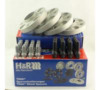 H&R Separadores De Eje 40/40mm Plata Para Punto Astra Corsa Meriva Tigra Vectra