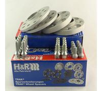 H&R Separadores De Eje 40/50Mm Plata Para C5 Saxo Peugeot 106 205 306 406
