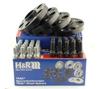 H&R Separadores De Eje 44/50mm Negros Para Audi A4 A5 A6 A7 A8 Q5 Q7
