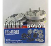 H & R 1634635 MZ5 Set de espaciadores, plata