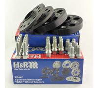 H&R Separadores De Ejes 30/60mm Negros Para BMW Serie 5 5/D E39