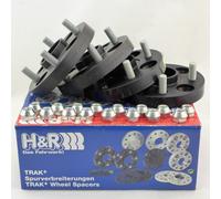 H&R Separadores De Ejes 30/60mm Negros Para Picanto Mazda 2 MX-5 Yaris