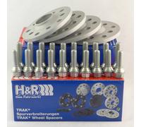 H&R Separadores De Ejes 32/32mm Plata Para Renault Clio Sport RS RS Cup Tipo R