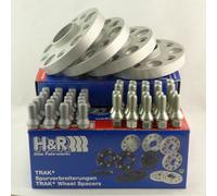 H&R Separadores De Ejes 50/50mm Plata Para Volvo 850 C70 S70 V70 S90 V90