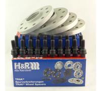 H&R Separadores de Rueda 16/36mm Plata para Audi Q5 SQ5 Tipo