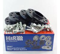 H&R Separadores Delant. + Eje Trasero ABE para BMW i3 2er 5er 7e 40mm Negro / Si