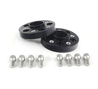 H&R Sistema-DRA Separadores de Ruedas 50mm por eje - Anclaje 5x114,3 - Buje 66,0mm - Tornilleria M14x1,5 - compatible con Renault - Negro