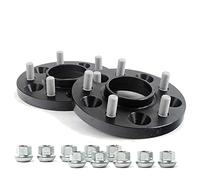 H&R Sistema-DRM Separadores de Ruedas 60mm por eje - Anclaje 5x114,3 - Buje 67,1mm - Tornilleria M12x1,5 - compatible con Citroën/Hyundai/Jeep/Kia/Mazda/Mitsubishi/Peugeot - Negro