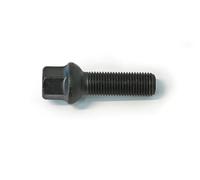H&R Tornillo de Rueda Esférico R13 M14x1.50 - Longitud 40mm - Negro (pe. compatible con VAG)