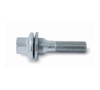 H&R Tornillo de Rueda Plano con arandelas M12x1.25 - Longitud 49mm (pe. compatible con Citroën, Peugeot)