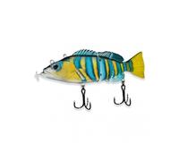 (H) Robotic Electric Fishing Lure with LED Light, USB Rechargeable, Multi-Jointed Swimbait for Freshwater, Saltwater & Night Fishing