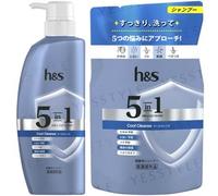 h&s - 5 In1 Hair & Scalp Solution Cool Cleanse Shampoo 340g