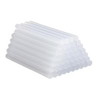 H&S Set de Barras de Silicona Caliente - 50x Pegamento en Barra Termofusible Transparente e Impermeable de 7mm x 100mm para Pistola Térmica - Para Textil Madera y Manualidades
