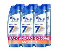 H&S Champú Anticaspa Pro-Expert 7 Defensa Caída de Pelo con Cafeína 300ml. Combate 7 Problemas del Cuero Cabelludo para Protección Completa